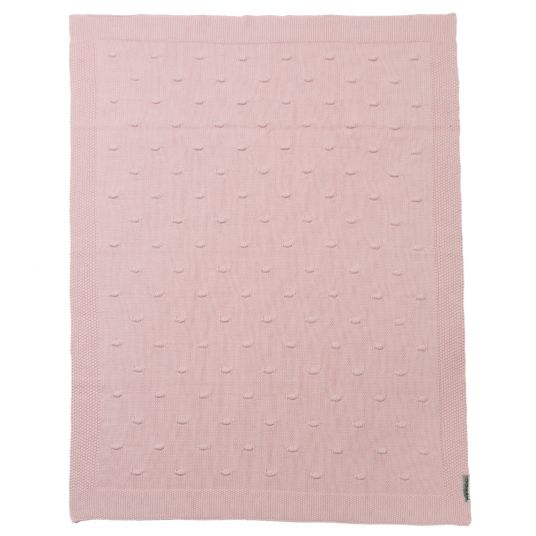Meyco Cotton blanket 75 x 100 cm - Knots - Pink