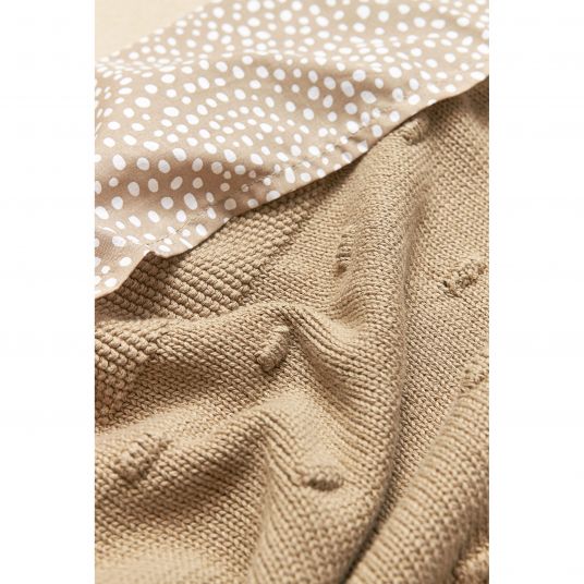 Meyco Cotton blanket 75 x 100 cm - Knots - Taupe