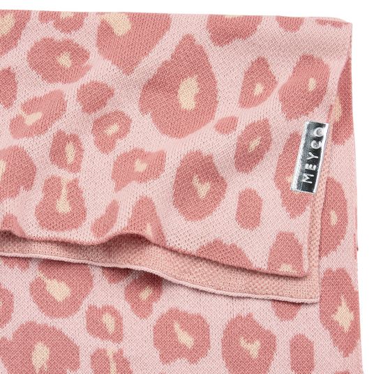 Meyco Cotton blanket 75 x 100 cm - Panther - Pink