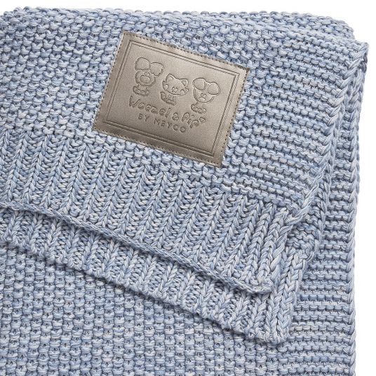 Meyco Cotton blanket 75 x 100 cm - Woezel & Pip - Blue
