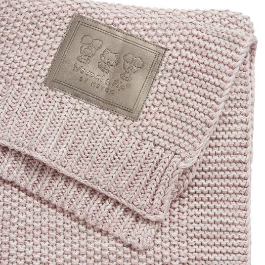 Meyco Cotton blanket 75 x 100 cm - Woezel & Pip - Pink