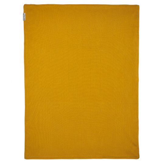 Meyco Cotton Velvet Blanket 75 x 100 cm - Ochre Yellow