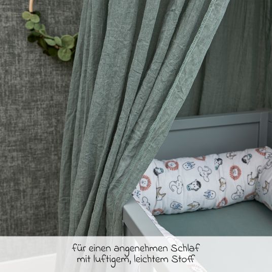 Meyco Canopy 240 x Ø 55 cm - Forest Green