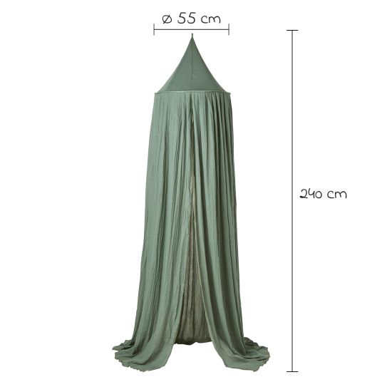 Meyco Canopy 240 x Ø 55 cm - Forest Green