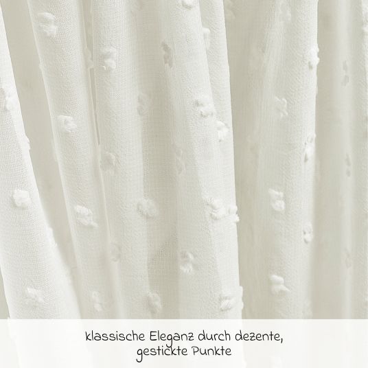 Meyco Baldacchino 240 x Ø 55 cm - Plume - Bianco sporco