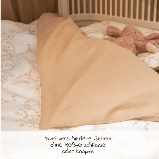 Meyco Biancheria da letto in cotone 100 x 135 cm - Rami - Sabbia