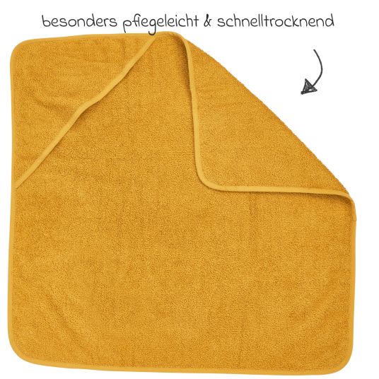 Meyco Kapuzenbadetuch 75 x 75 cm - Honey Gold