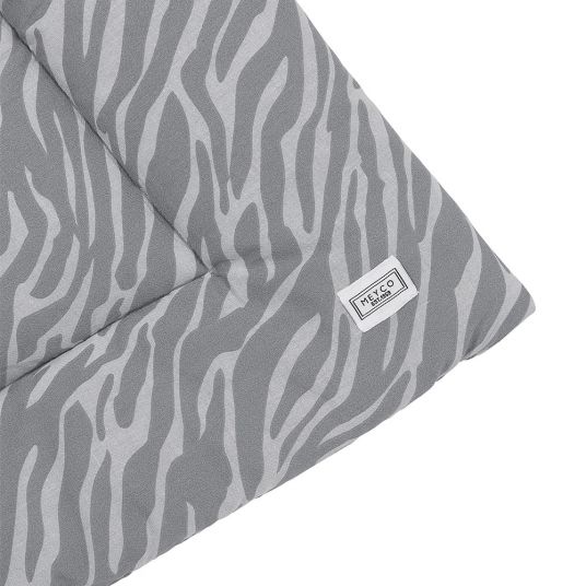 Meyco Coperta e cuscino per bambini 80 x 100 cm - Zebra - Grigio