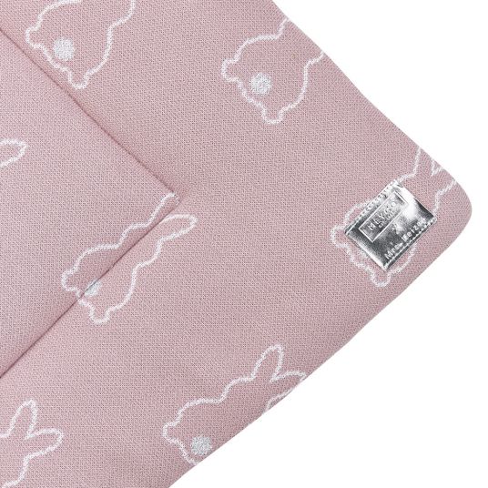Meyco Toddler blanket & playpen pad X Mrs. Keizer 97 x 77 cm - Rabbits - Lilac