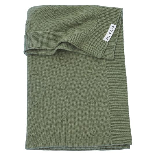 Meyco Coperta 75 x 100 cm - Mini Nodi - Verde Foresta