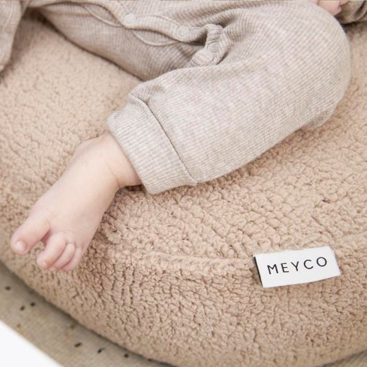 Meyco Fodera relax per cuscino da allattamento Teddy - Sabbia