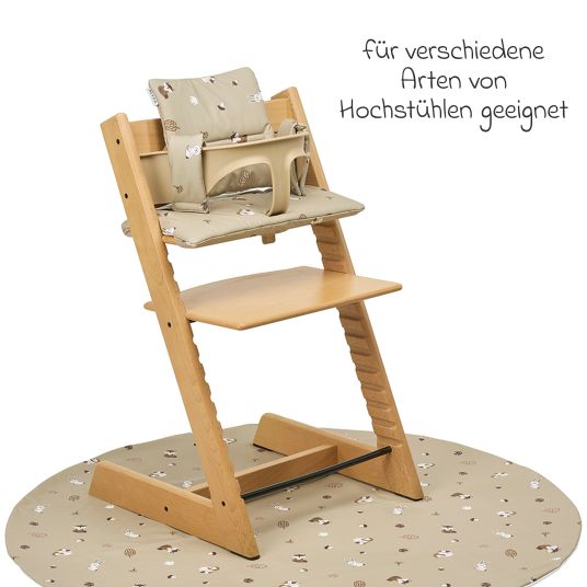 Meyco Sitzkissen / Hochstuhlauflage für Hochstuhl - Forest Animals