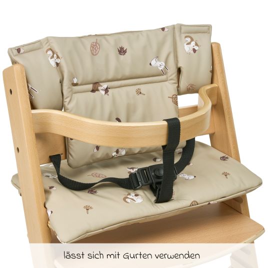 Meyco Seat cushion / high chair pad for high chair - Forest Animals