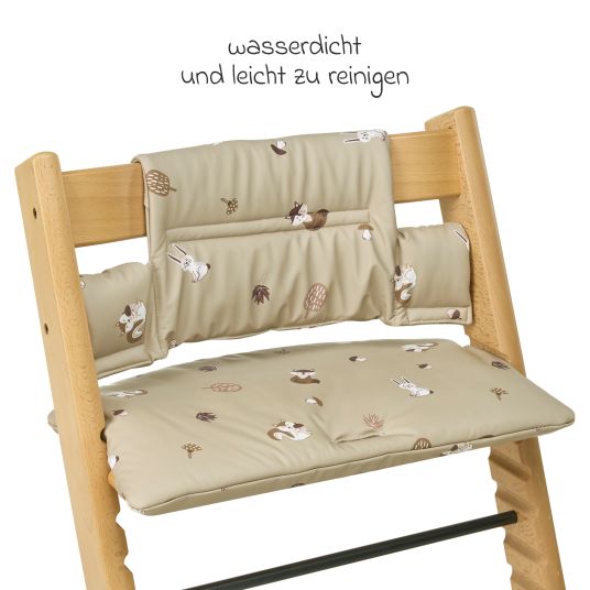 Meyco Sitzkissen / Hochstuhlauflage für Hochstuhl - Forest Animals