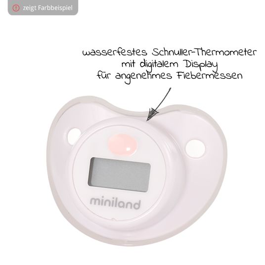 Miniland 4-piece thermometer set - Mint