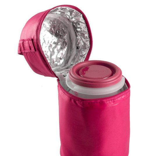 Miniland Aufbewahrungsbehälter Pack to Go mit isothermer Tasche - Pink