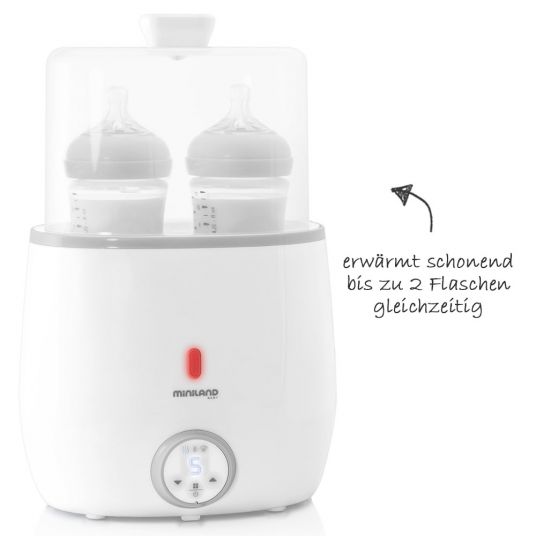 Miniland Babykostwärmer & Sterilisator Warmy Twin