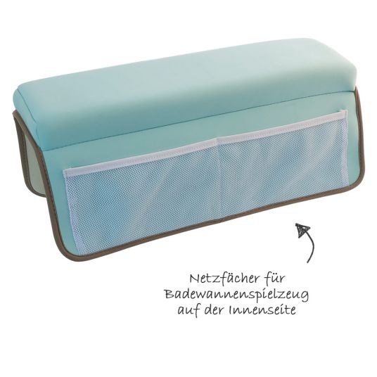 Miniland Bath comfort cushion for parents - turquoise