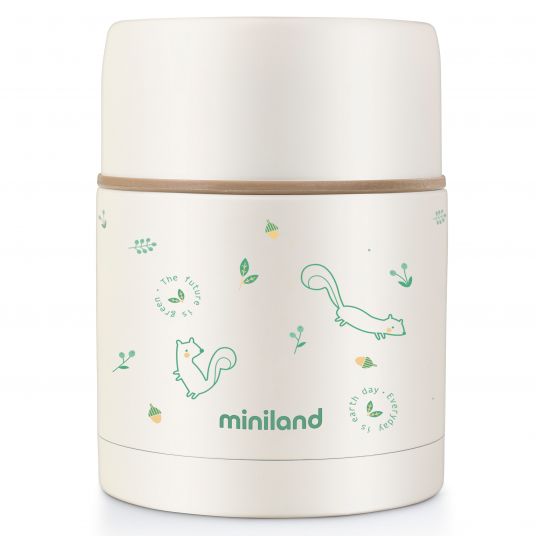 Miniland Box isolato in acciaio inox Natur Food Thermos 600 ml - eco-friendly Chip