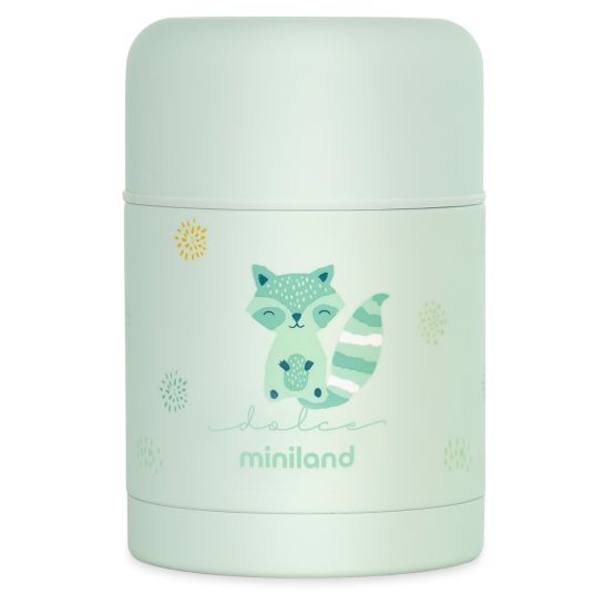 Miniland Edelstahl-Isolierbox Silky Food Thermos 600 ml - Mint