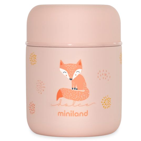 Miniland Edelstahl-Isolierbox Silky Food Thermos Mini 280 ml - Candy