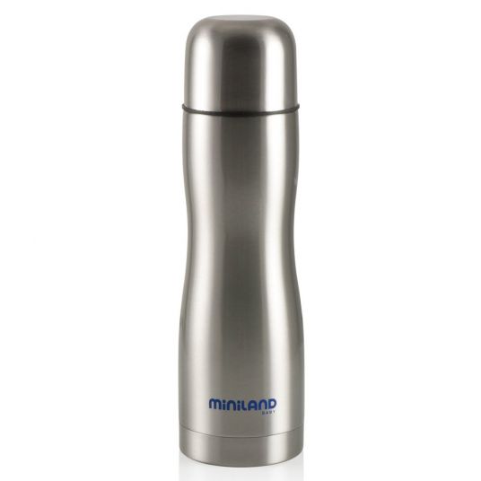 Miniland Edelstahl-Isolierflasche Ergonomic Thermo 500 ml - Silber