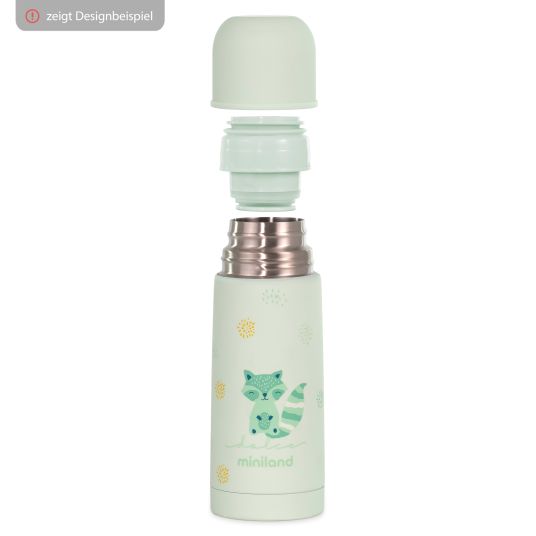 Miniland Edelstahl-Isolierflasche Silky Thermos 350 ml - Candy