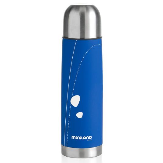 Miniland Stainless steel insulated bottle Soft Thermo 500 ml - Blue