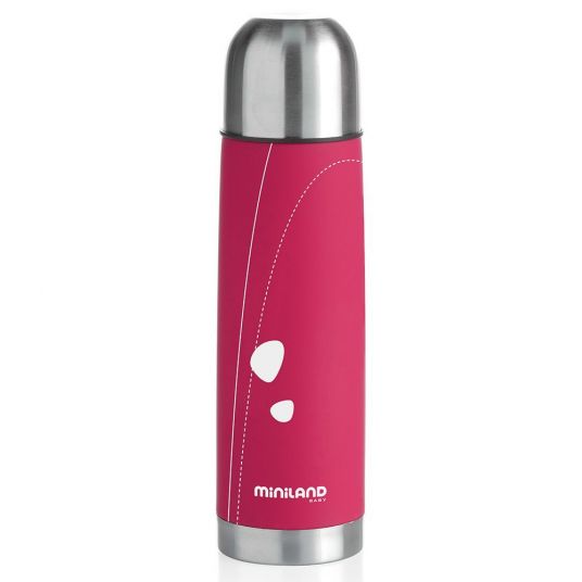 Miniland Stainless steel insulated bottle Soft Thermo 500 ml - Pink