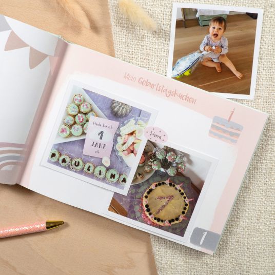 Mintkind Baby Diary & Memory Album - Children Birthdays