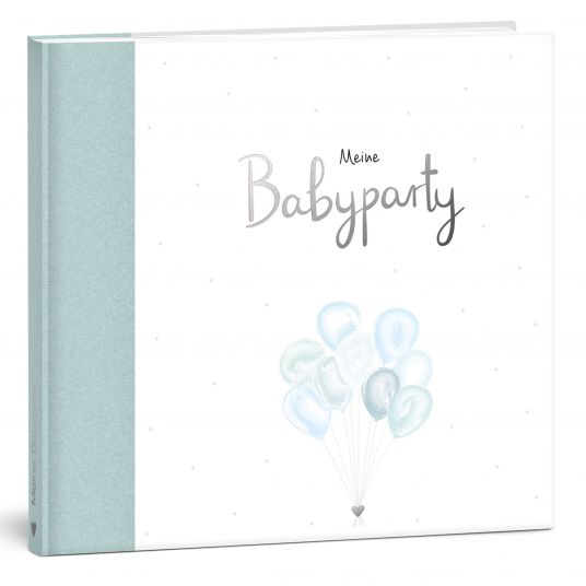 Mintkind Gästebuch / Babypartybuch - Meine Babyparty - Blau