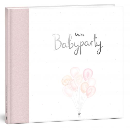 Mintkind Gästebuch / Babypartybuch - Meine Babyparty - Rosa