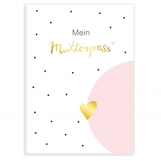 Mintkind Mother passport cover - Gold / Pink