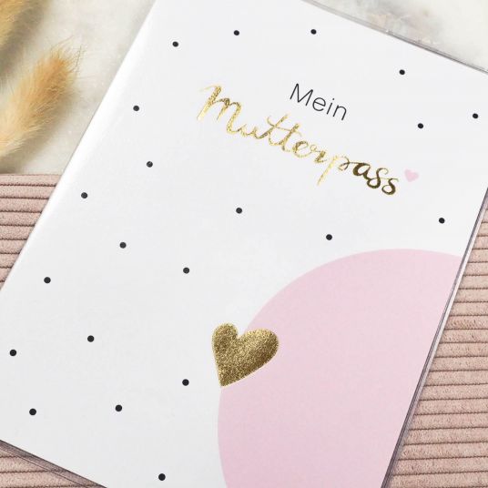 Mintkind Mother passport cover - Gold / Pink