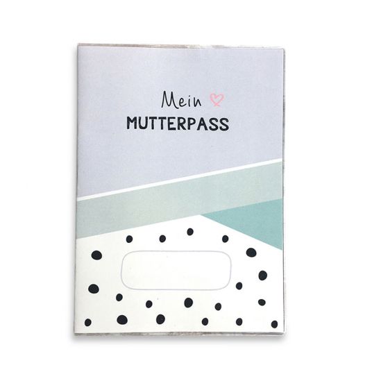 Mintkind Mother passport cover - Dots - Blue