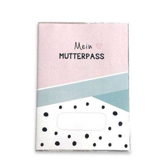 Mintkind Copertina per passaporto mamma - a pois - rosa