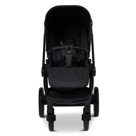 Moon Buggy & Sportwagen Sport bis 22 kg mit Liegeposition, umsetzbare Sitzeinheit und Teleskopschieber - Onyx Melange