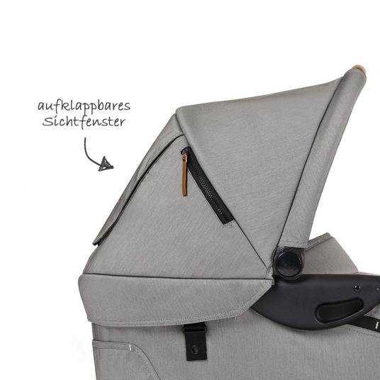 Mutsy Urban Nomad carrycot for EVO - Light Grey