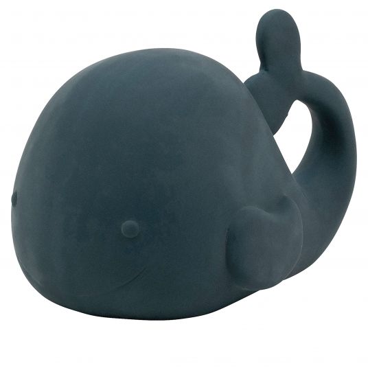 Nattou Bath toy whale - Silicone - Petrol Blue