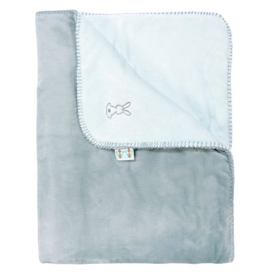 Nattou Snuggle blanket Super Soft Bunny Lapidou 75 x 100 cm - Coppergreen Mint