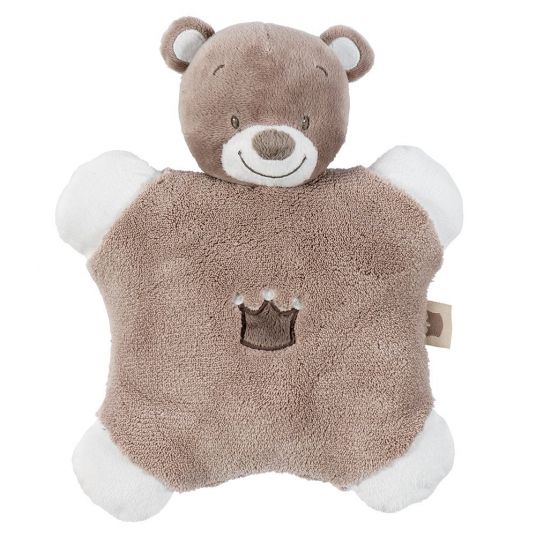 Nattou Cuddly toy Flatsie Tom the bear 26 x 22 cm - Crown