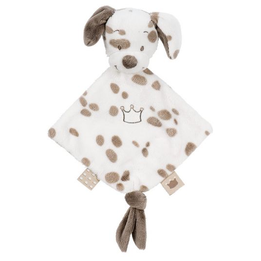 Nattou Mini cuddle cloth Max the dog 15 x 15 cm - Crown