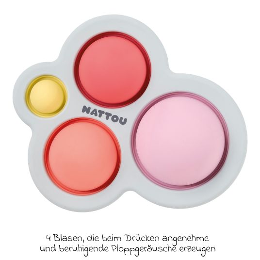 Nattou Pop-it Spielzeug Silikon - Pink