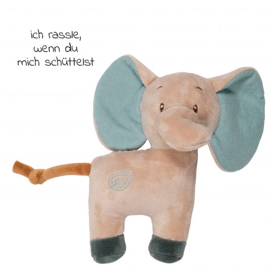 Nattou Rassel-Tier Elefant 19 cm - Luna & Axel