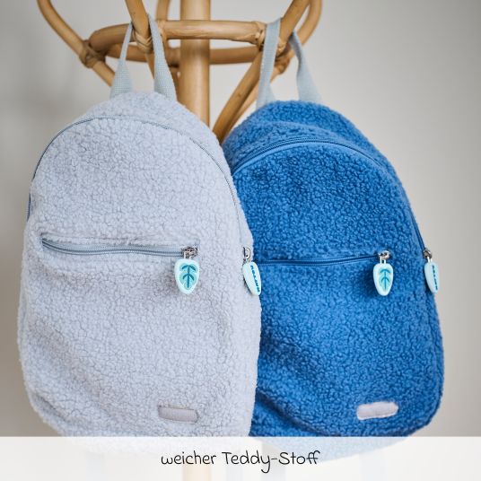 Nattou Rucksack Backpack - Teddy - Blue