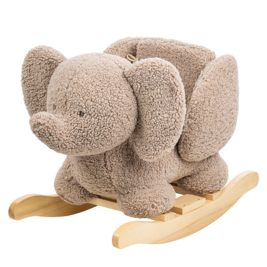 Nattou Rocking animal - Elephant - Taupe