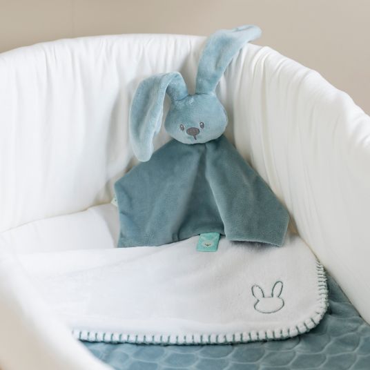 Nattou Cuddle cloth Glow in the dark 28 cm - Lapidou bunny - Coppergreen