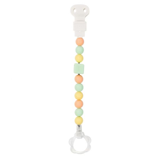 Nattou Pacifier chain Lapidou with silicone balls - Candy