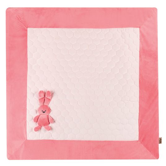 Nattou Play Blanket Bunny Lapidou - Coral Light Pink