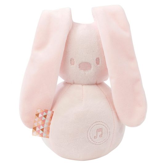 Nattou Musical Clock Bunny Lapidou - Light Pink